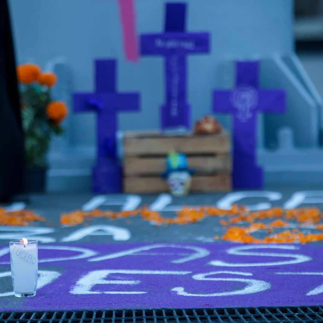 Altar contra feminicidio en Edomex